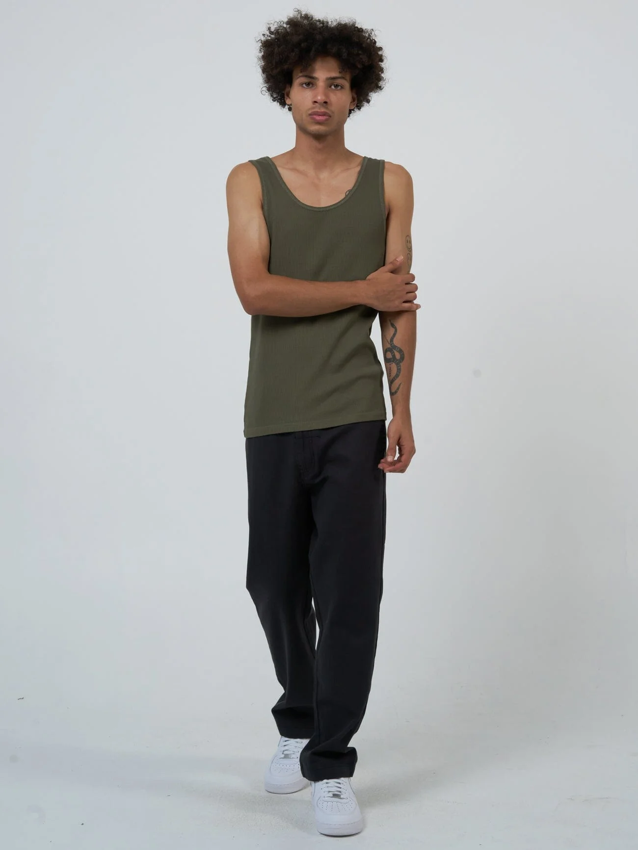 Endless Rib Tank - Deep Emerald - Image 6