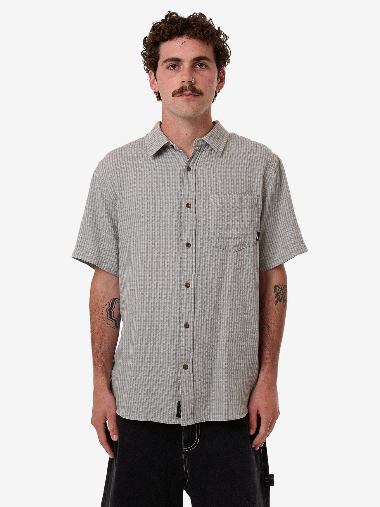 Ever Short Sleeve Shirt - Stormy Sea - Image 4