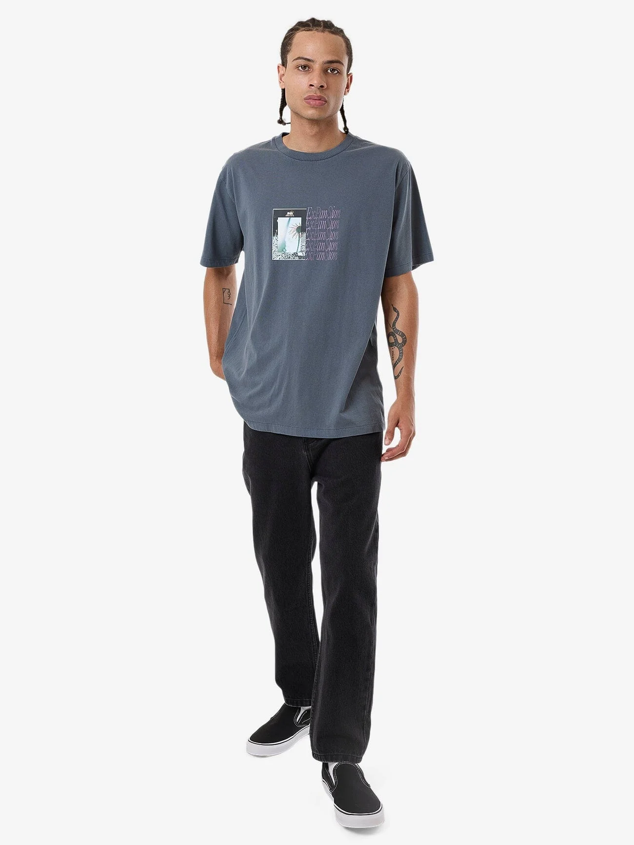 Expansions Merch Fit Tee - Dark Slate - Image 5