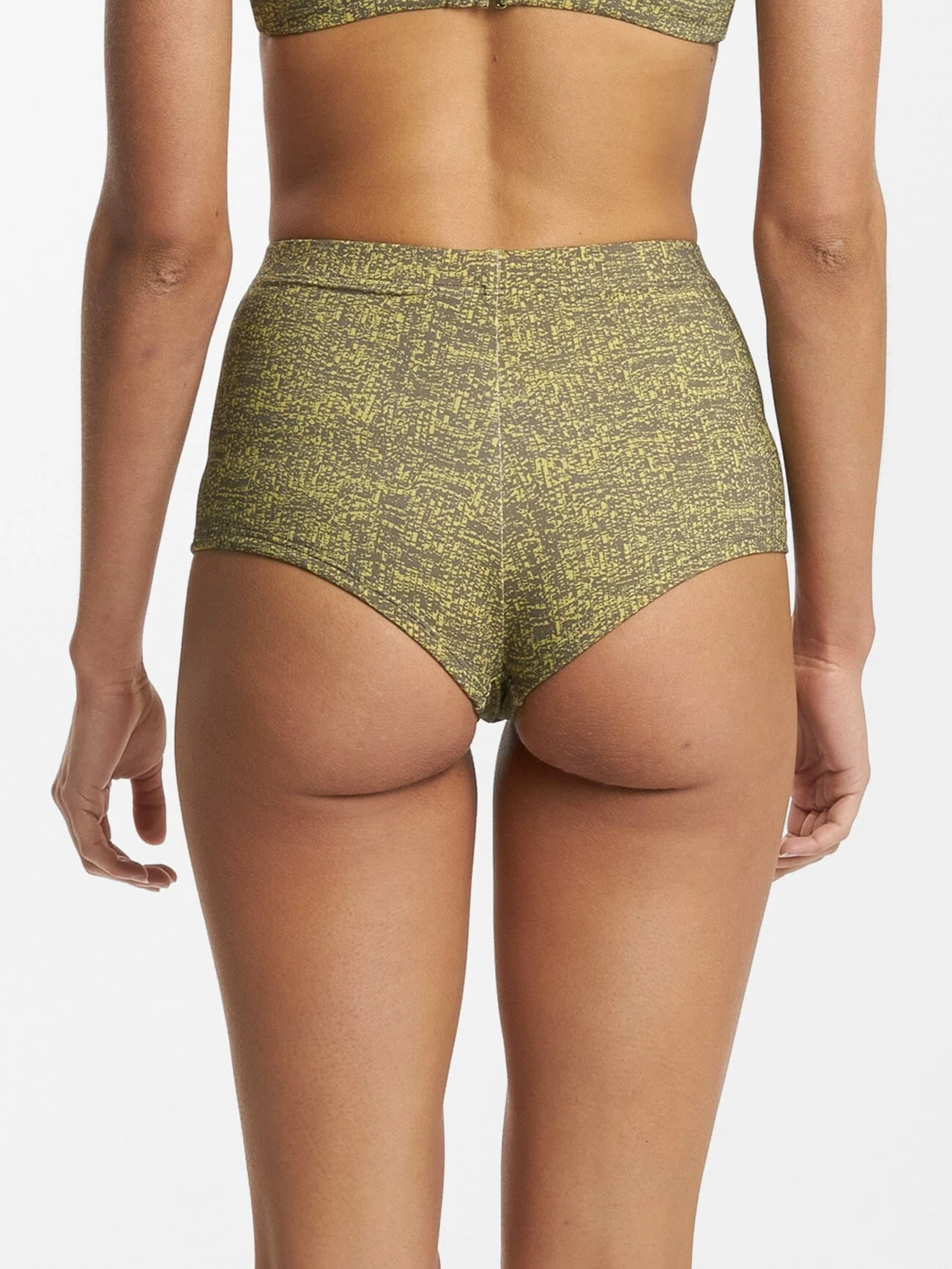 Feedback Gathered Bikini Top - Antique Moss - Image 2