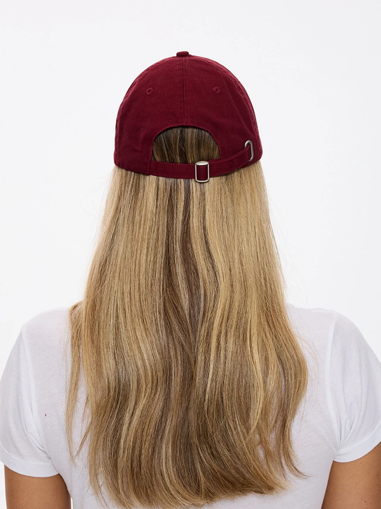 Flashback 6 Panel Cap - Cabernet Red - Image 3