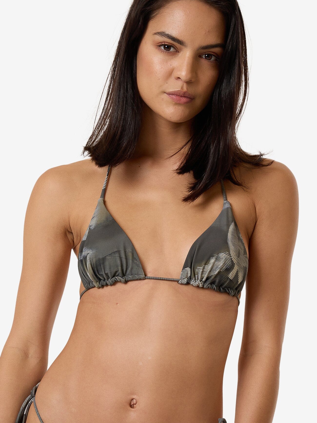 Flora Haze String Bikini Top - Brindle - Image 6