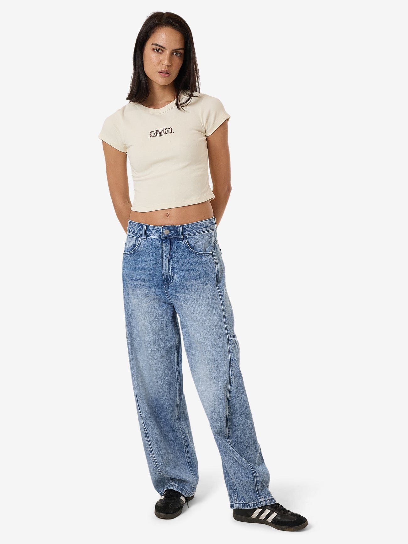 Flourish Curve Tee - Heritage White - Image 6