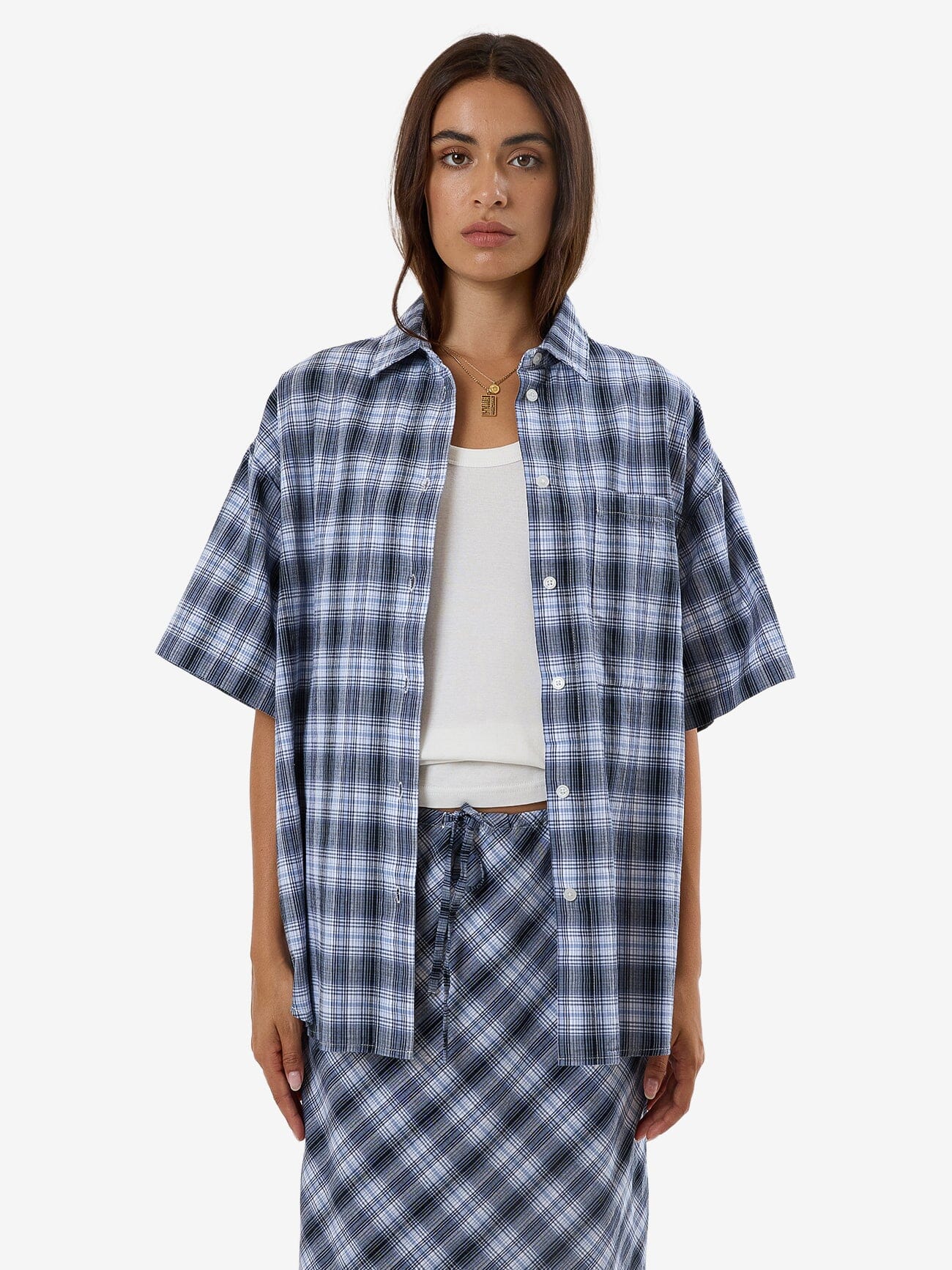 Friendly Service Plaid Shirt - Iceberg - Image 2