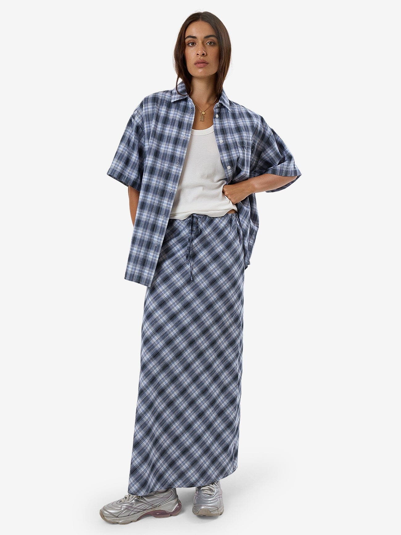 Friendly Service Plaid Shirt - Iceberg - Image 7