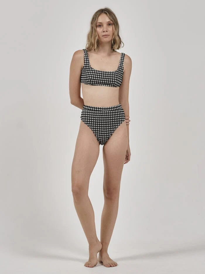 Gigi High Cut Bikini Bottom - Black - Image 4
