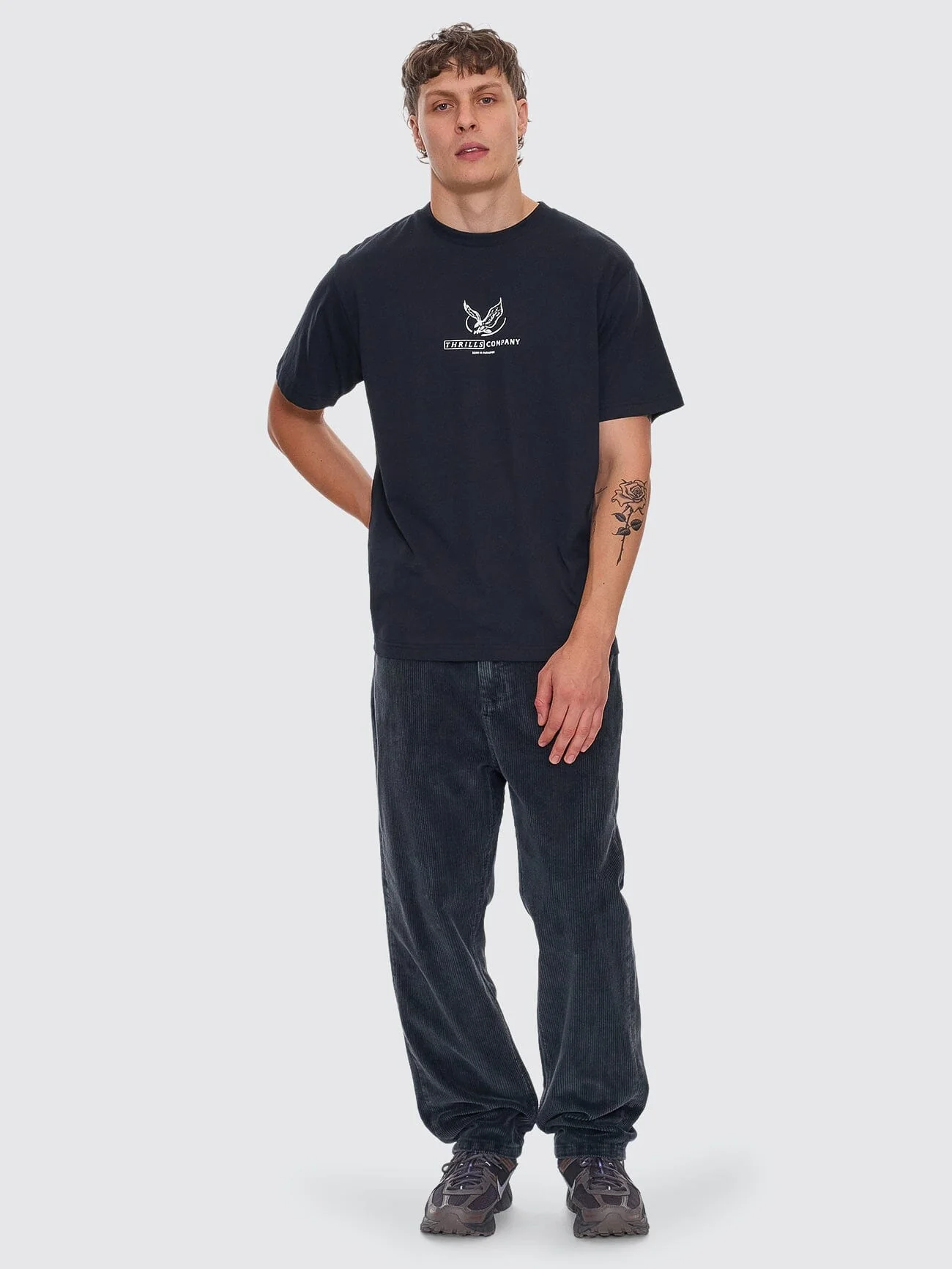 Glory Merch Fit Tee - Washed Black - Image 7