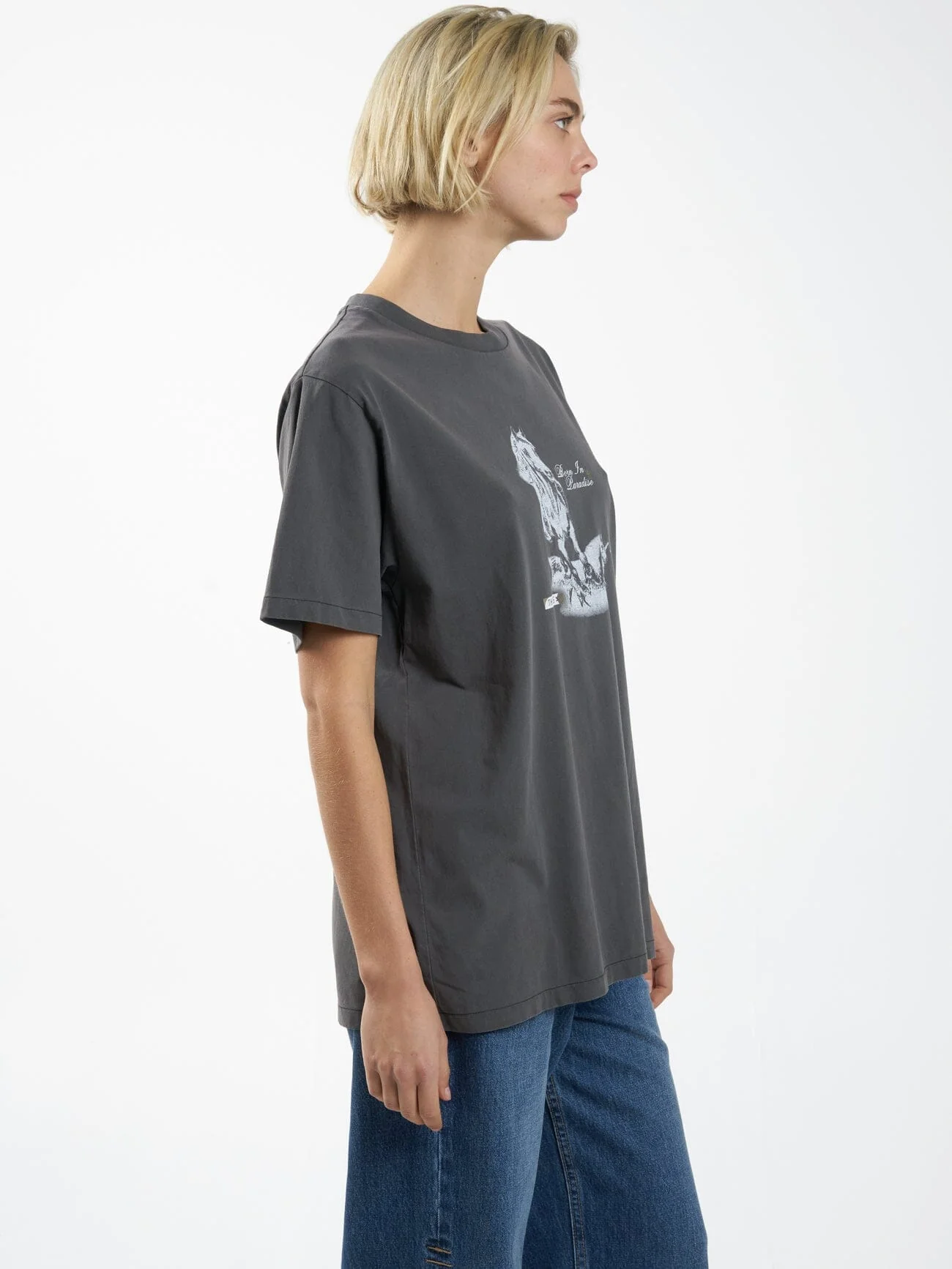 Hell Raising Bronco Merch Tee - Merch Black - Image 4