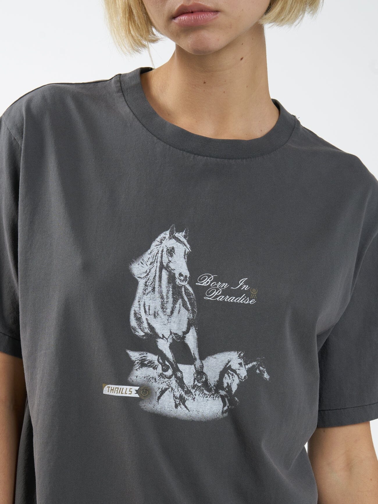 Hell Raising Bronco Merch Tee - Merch Black - Image 6