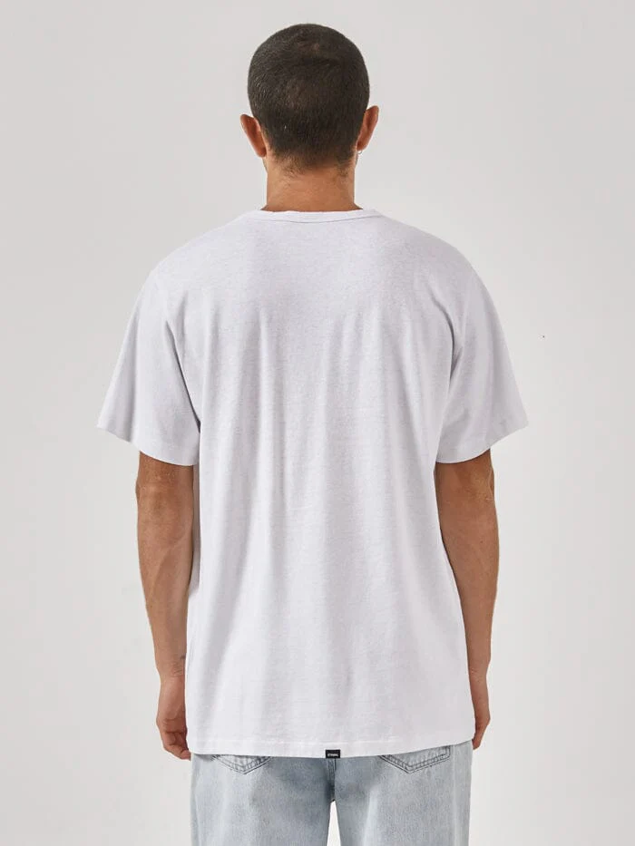 Hemp Existencial Merch Fit Tee - Lucent White - Image 3