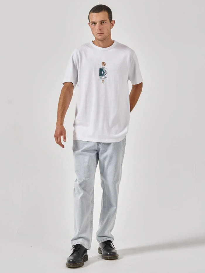 Hemp Existencial Merch Fit Tee - Lucent White - Image 6