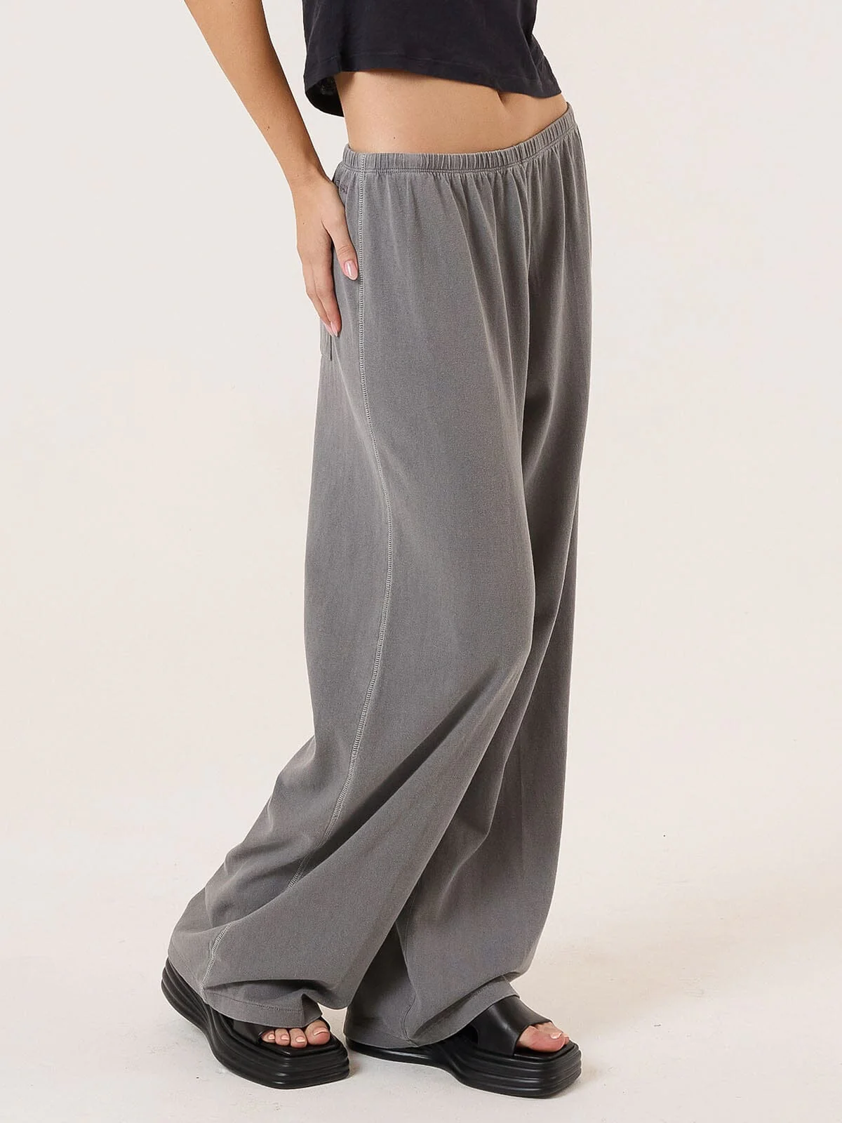 Hemp Relax Pant - Grey Ash - Image 3