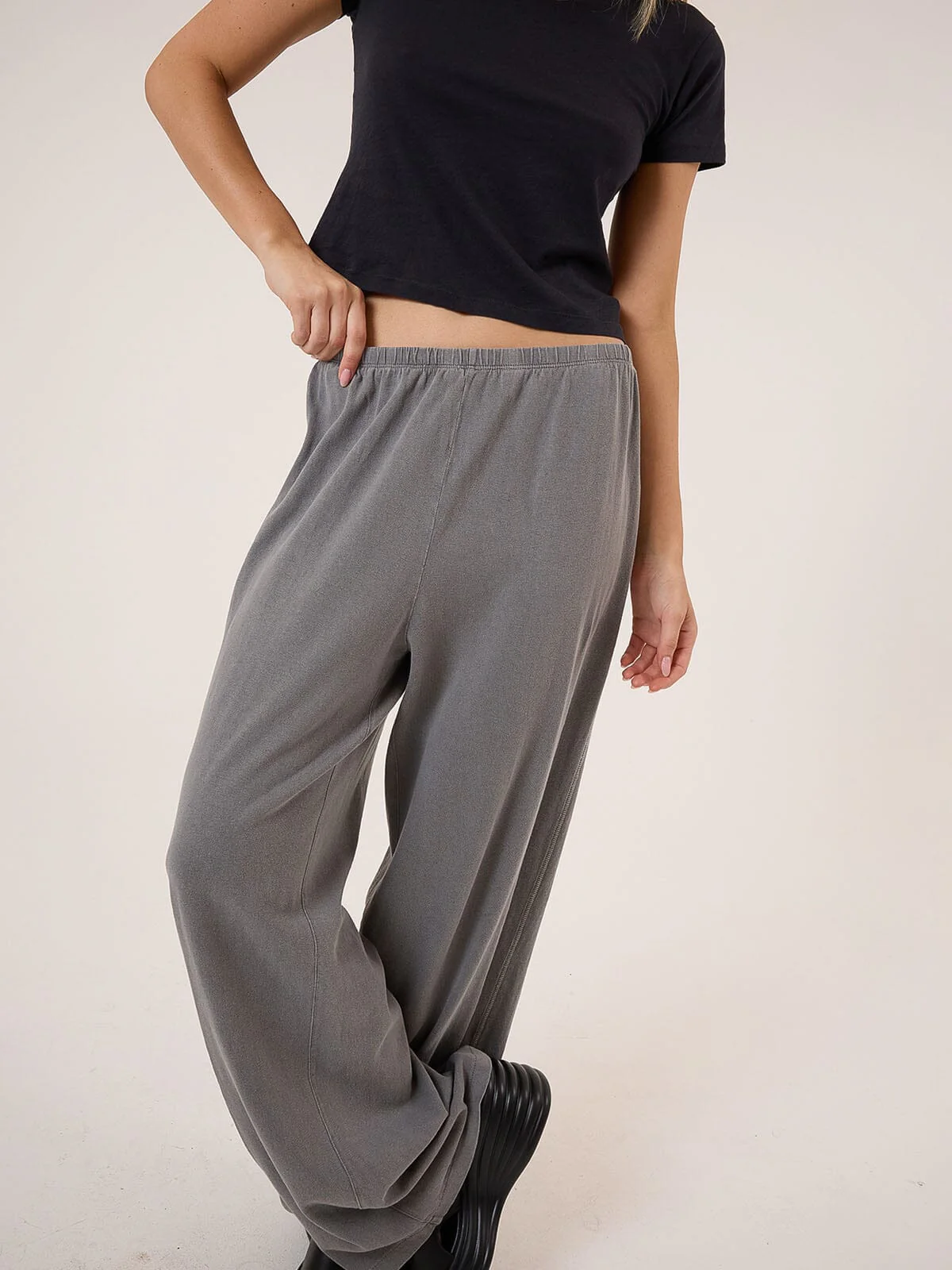 Hemp Relax Pant - Grey Ash - Image 5