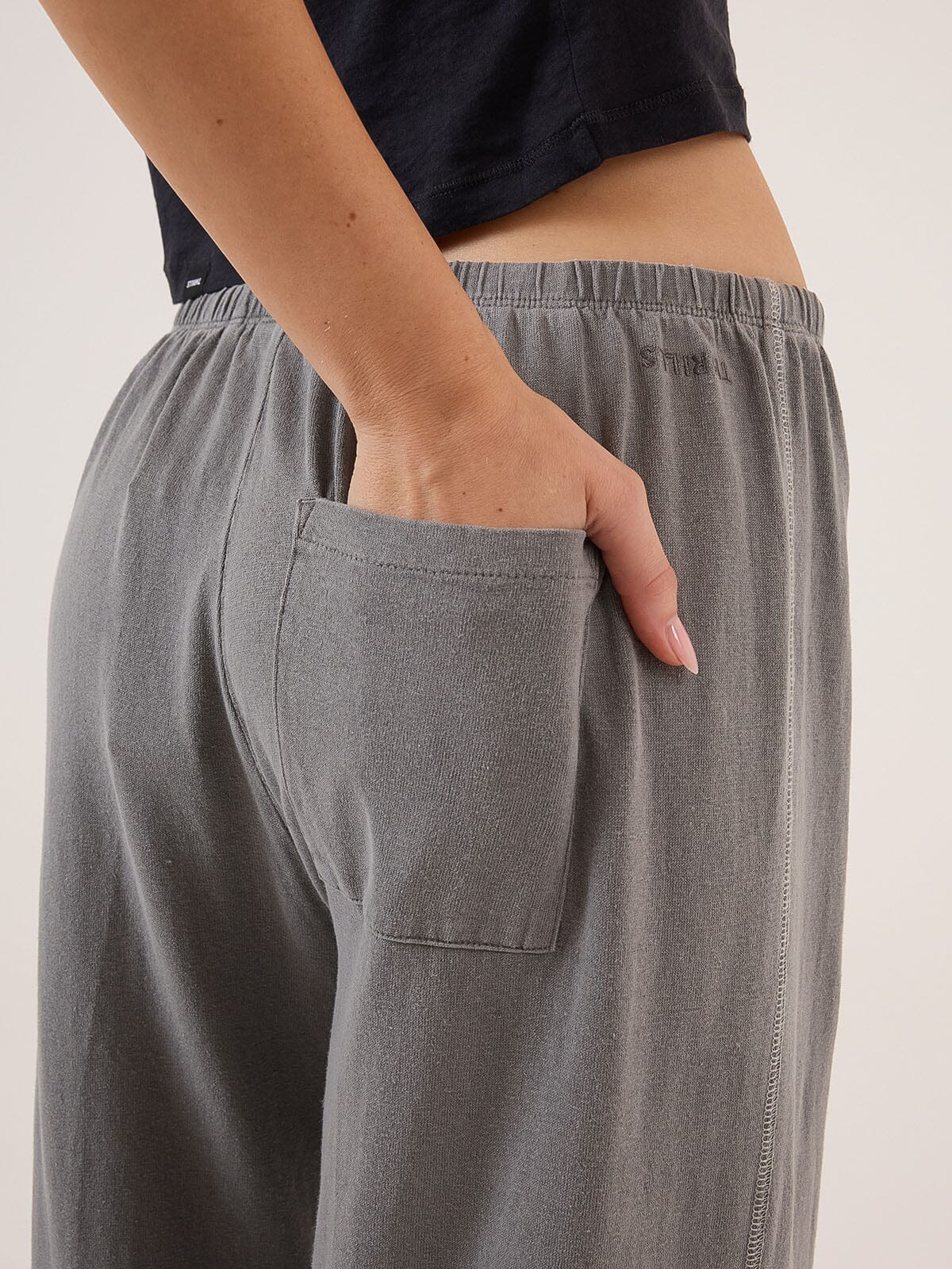 Hemp Relax Pant - Grey Ash - Image 7