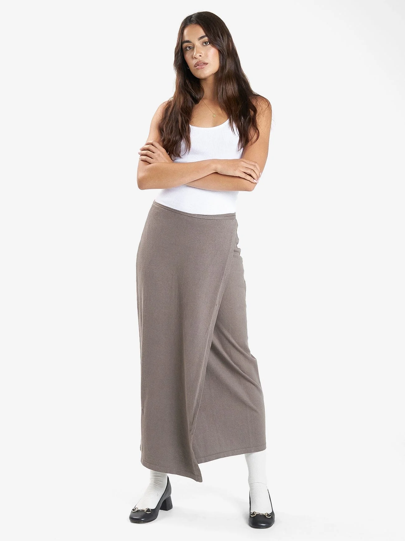 Hemp Wrap Skirt - Light Canteen - Image 5