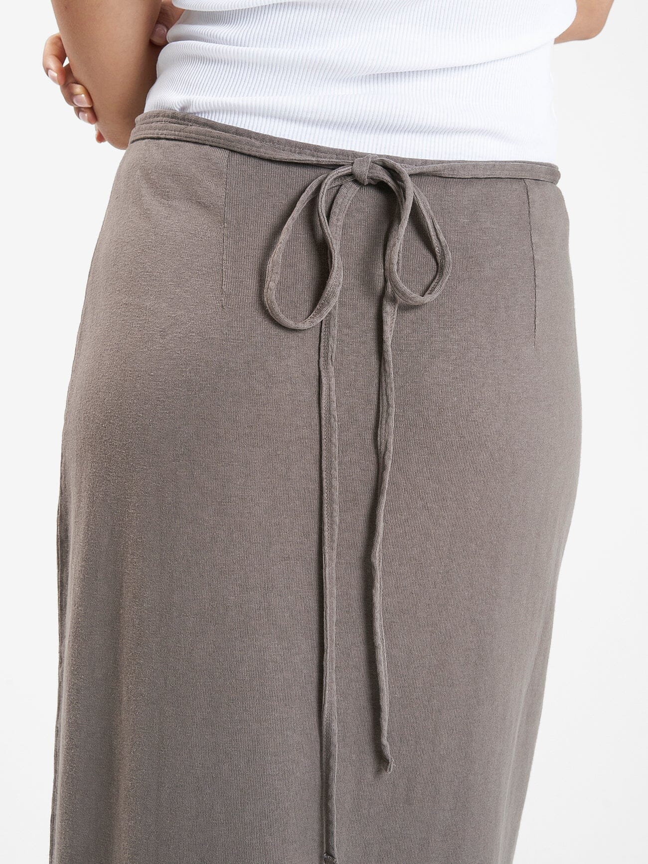 Hemp Wrap Skirt - Light Canteen - Image 7