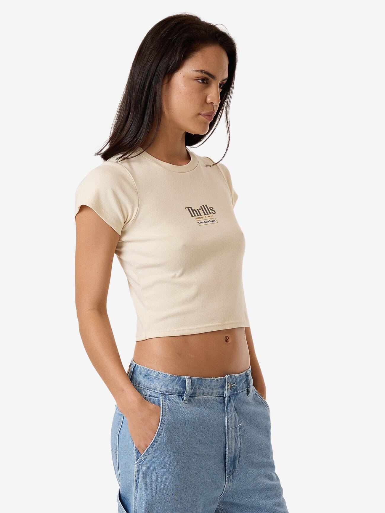 Higher Road Mini Tee - Unbleached - Image 3