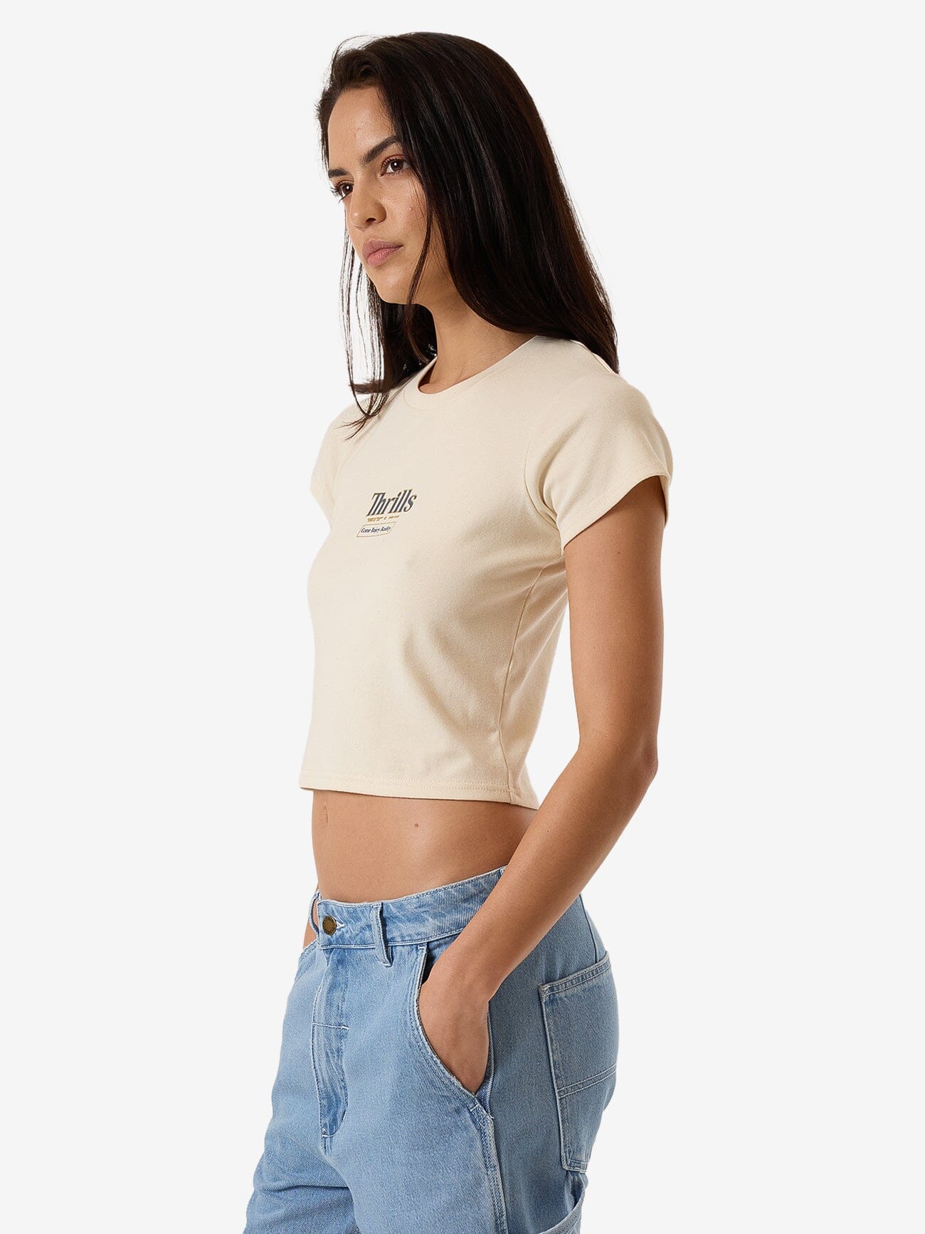 Higher Road Mini Tee - Unbleached - Image 4