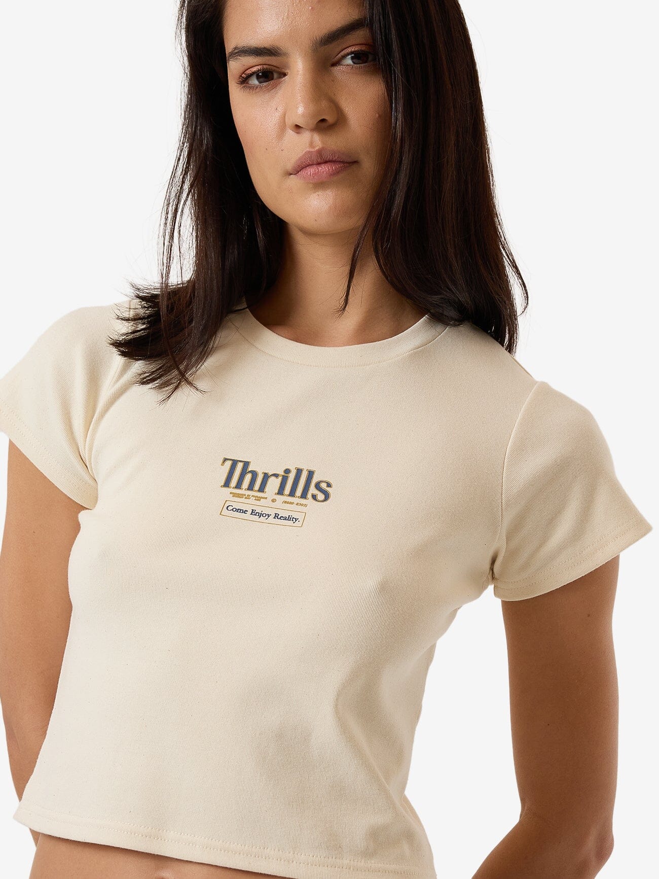 Higher Road Mini Tee - Unbleached - Image 6