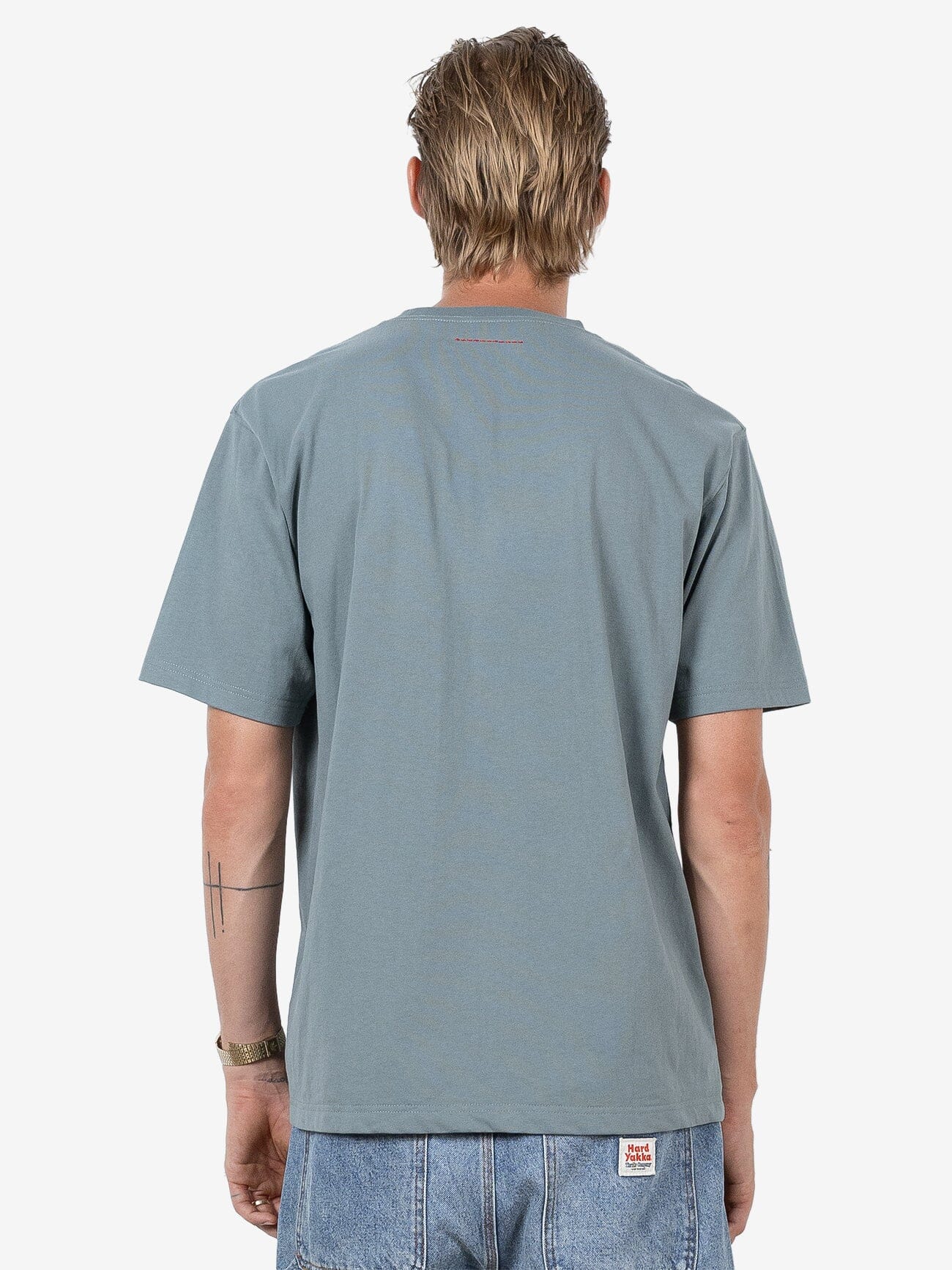 HYC Mechanic Oversize Fit Tee - Scrubs Green - Image 2
