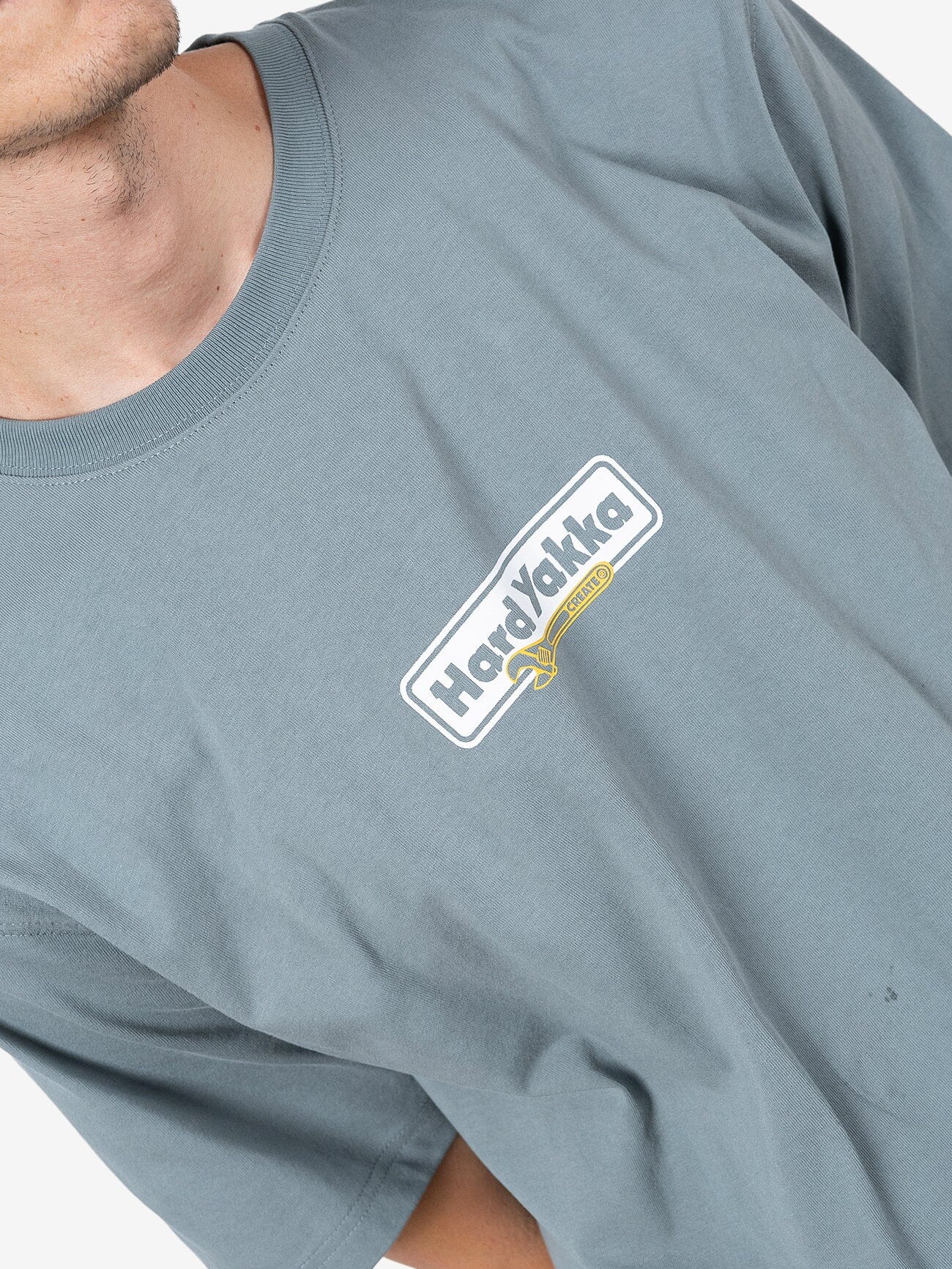 HYC Mechanic Oversize Fit Tee - Scrubs Green - Image 6