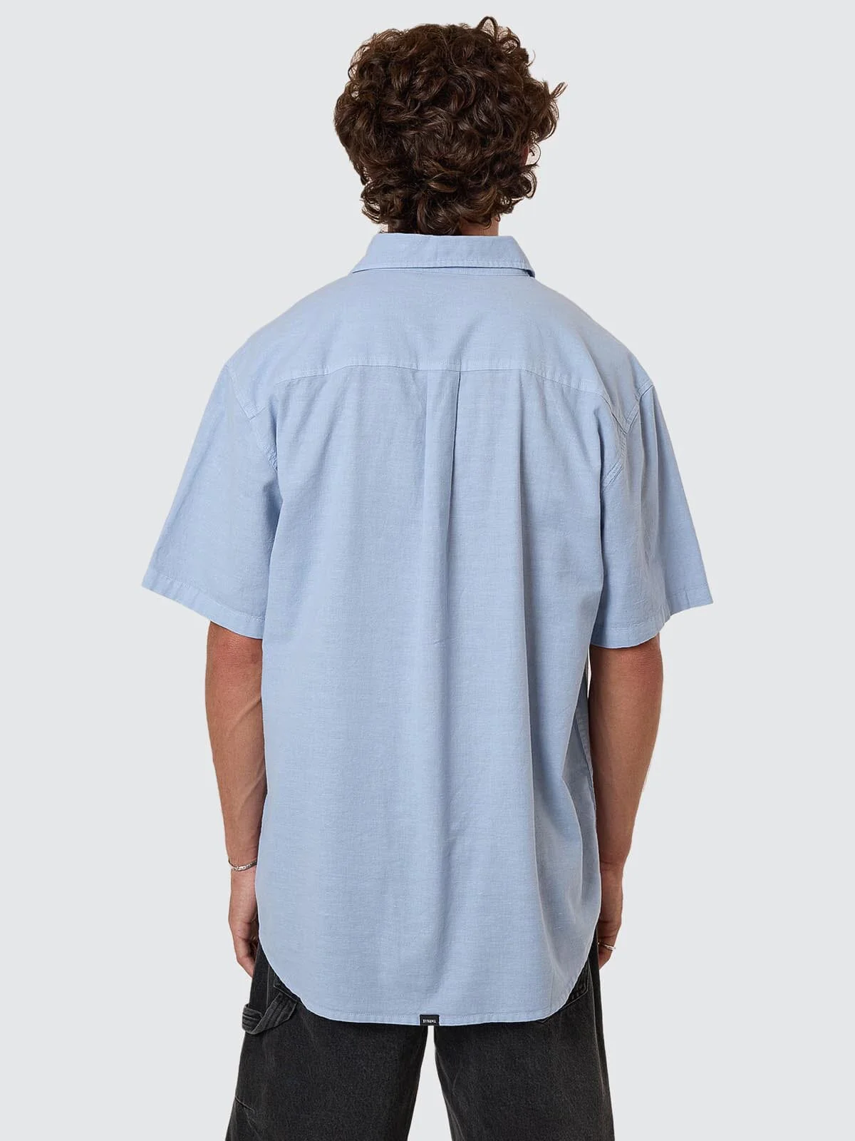 Infinite Dopamine Short Sleeve Shirt - Blue Fog - Image 3