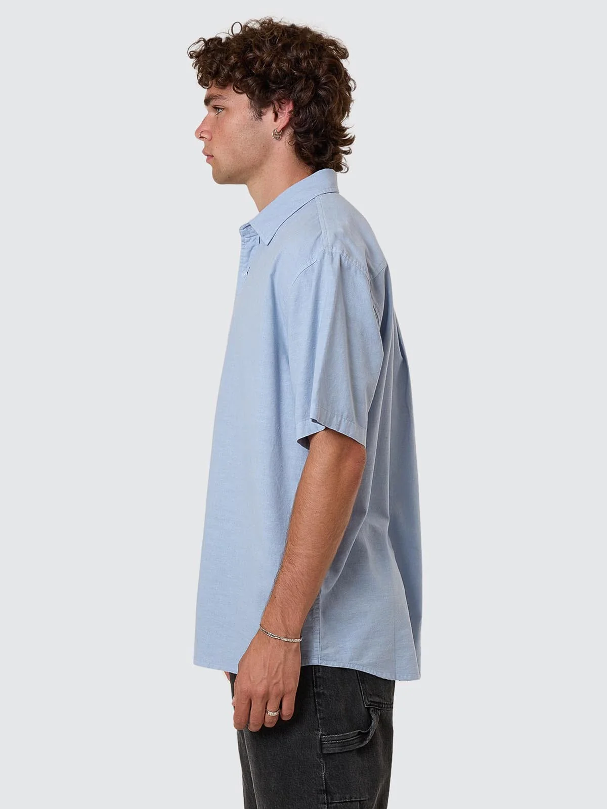 Infinite Dopamine Short Sleeve Shirt - Blue Fog - Image 6