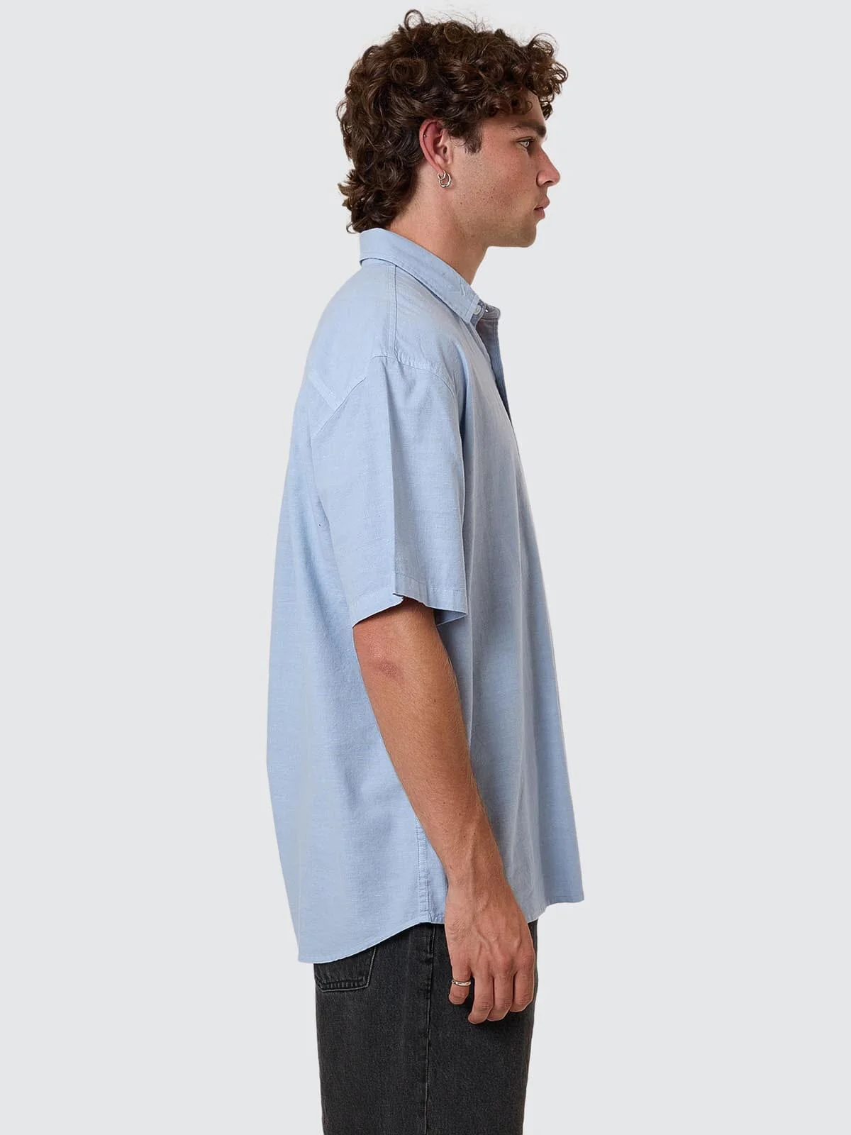 Infinite Dopamine Short Sleeve Shirt - Blue Fog - Image 8