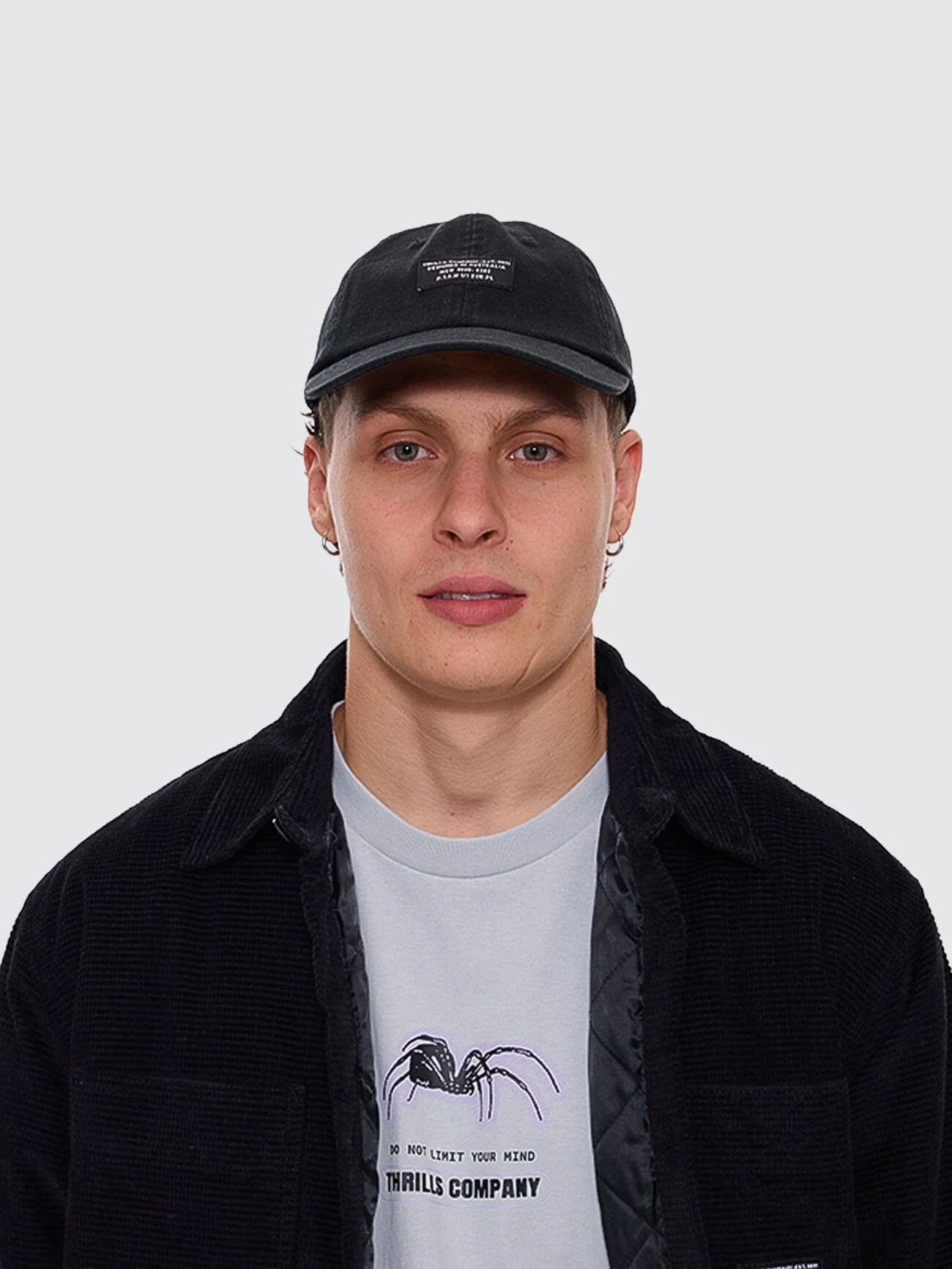 Issued 6 Panel Cap - Black