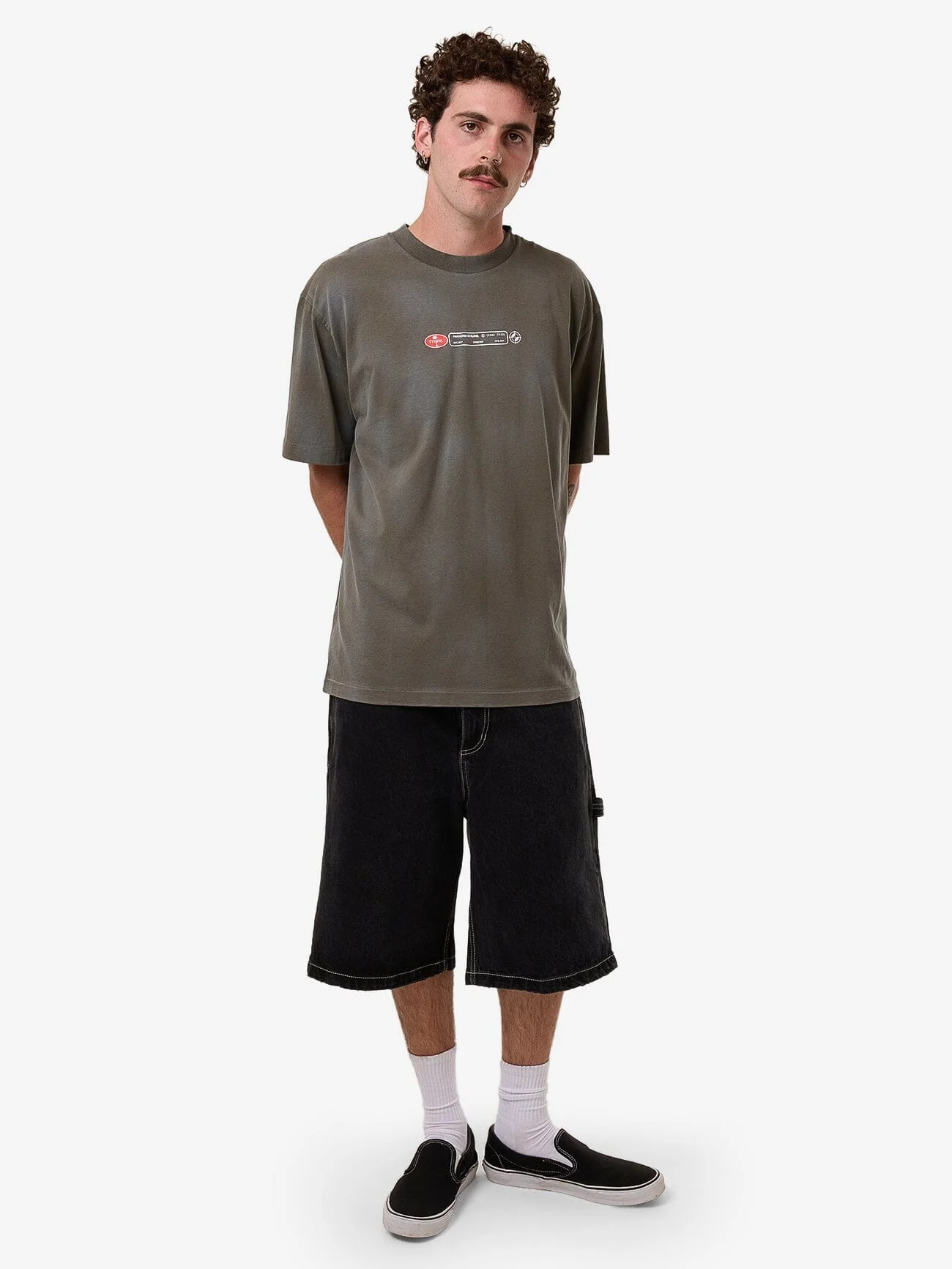 Issued Oversize Fit Tee - Grape Leaf Fade - Image 6