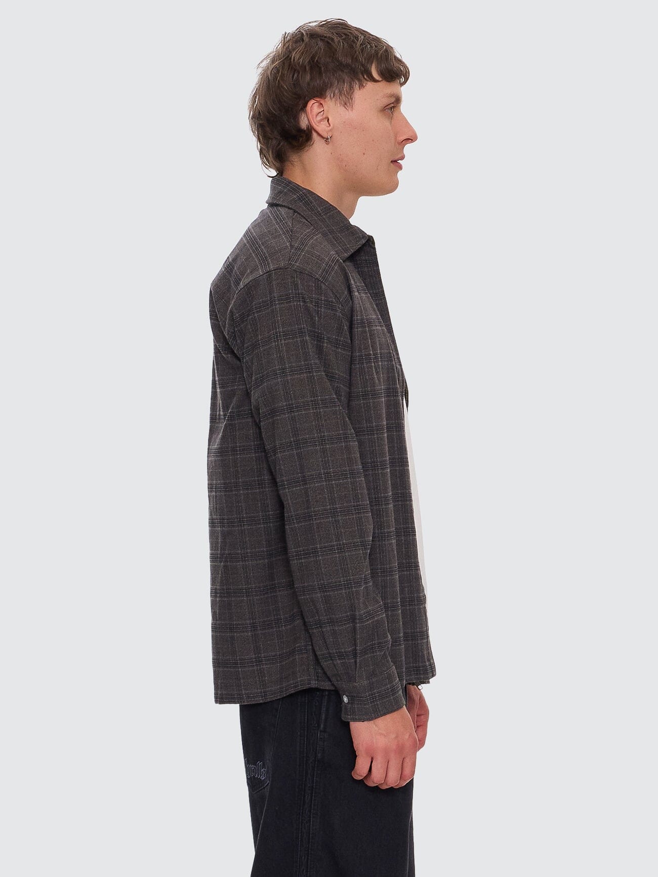 Jacob Long Sleeve Zip Jacket - Black - Image 5