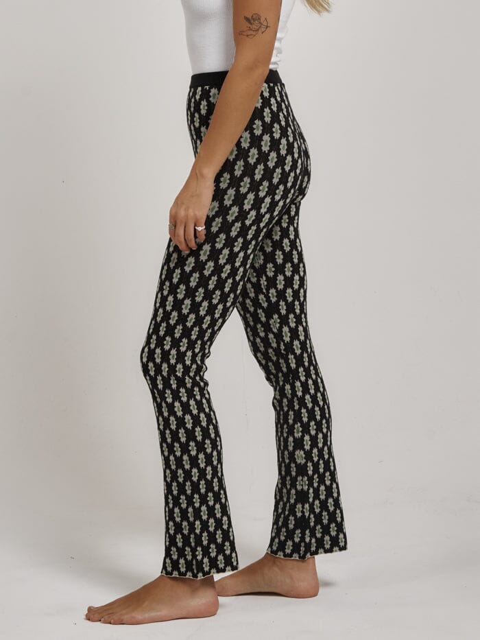Jasmine Knit Pant - Black - Image 2