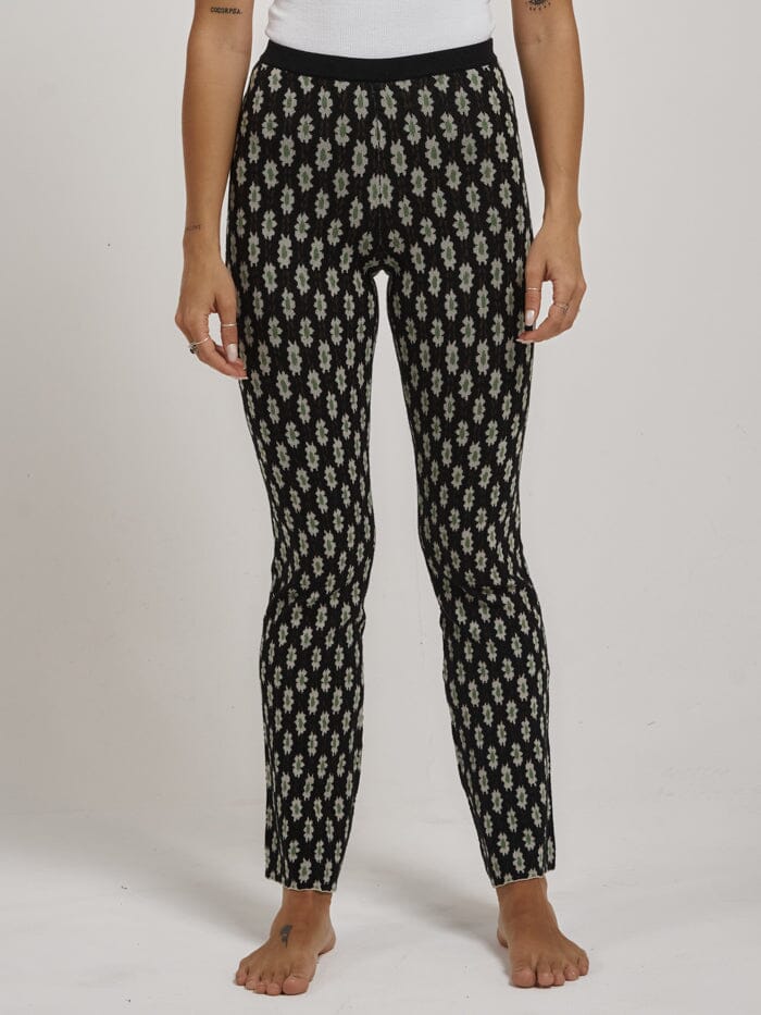 Jasmine Knit Pant - Black - Image 3
