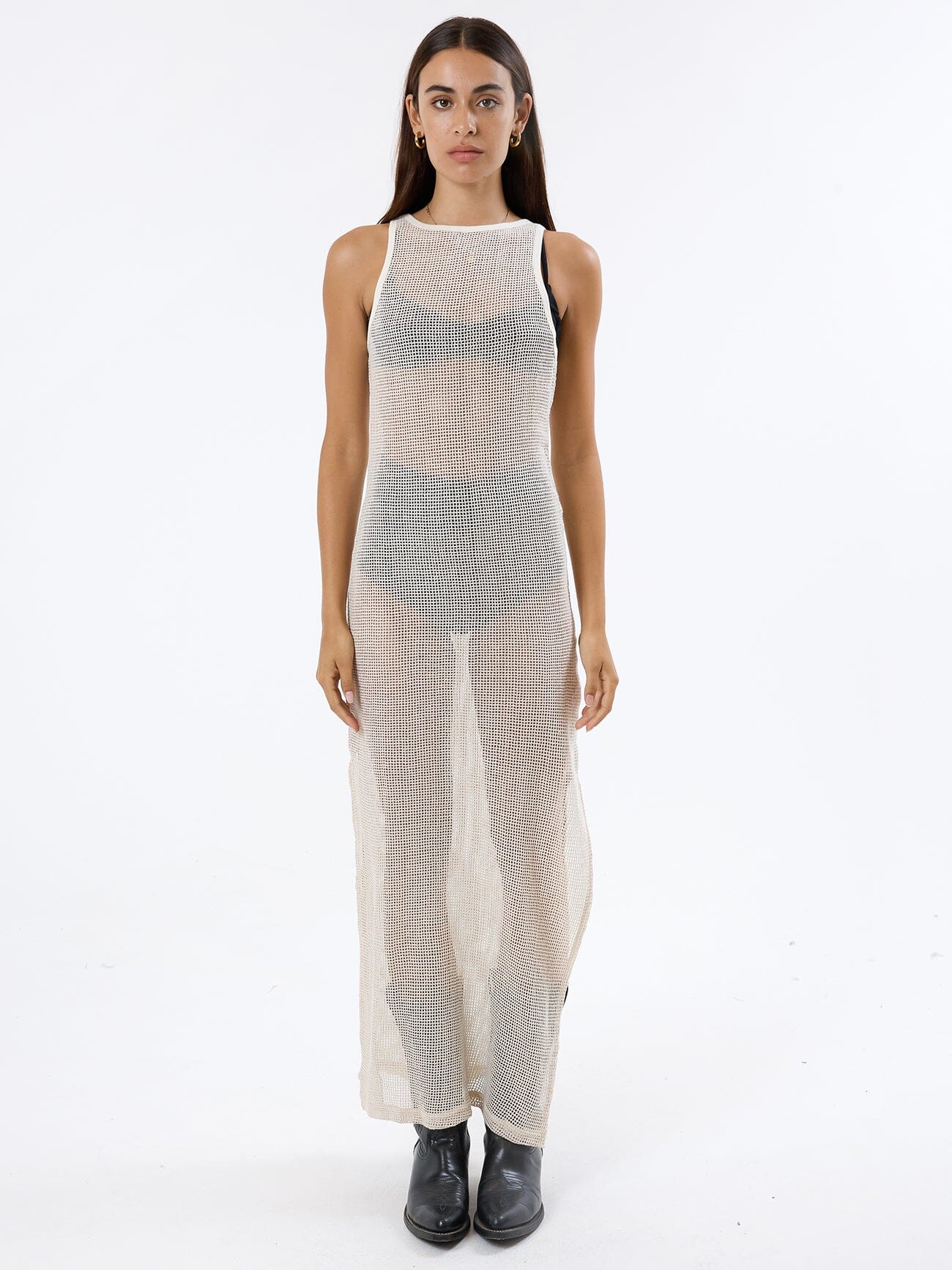 Lattice Dress - Unbleached - Image 2