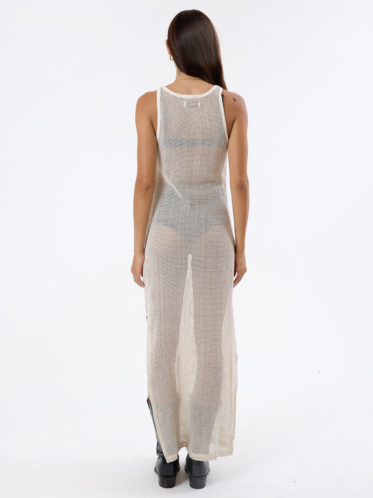Lattice Dress - Unbleached - Image 3