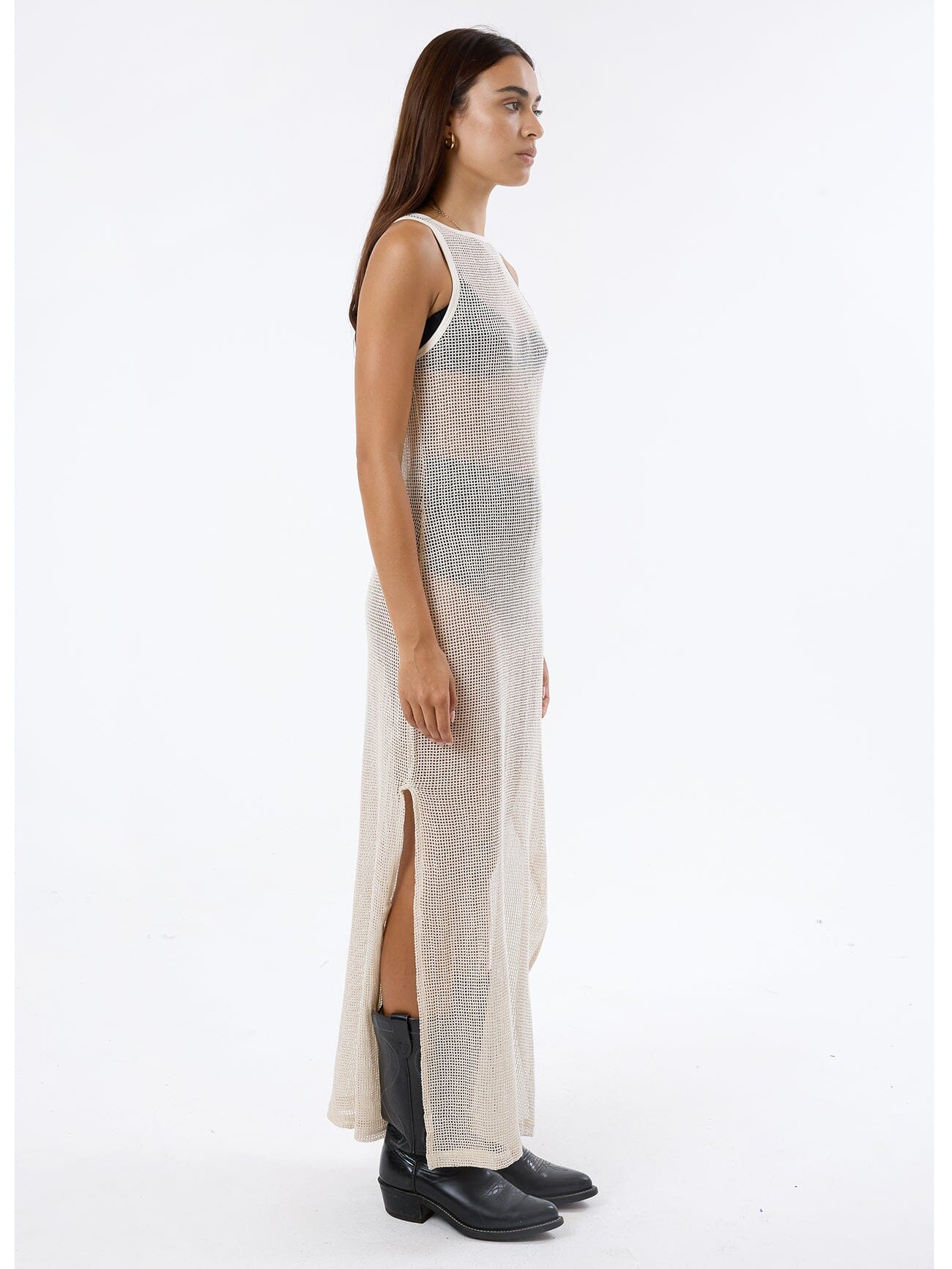Lattice Dress - Unbleached - Image 4