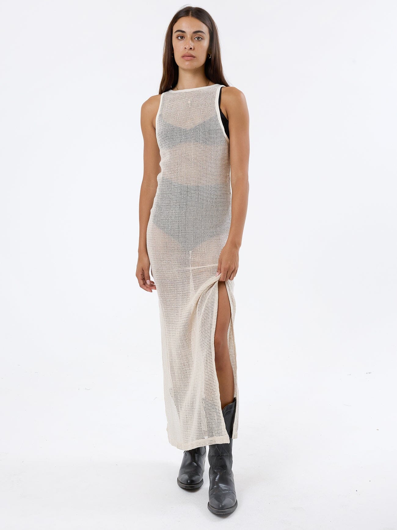 Lattice Dress - Unbleached - Image 6