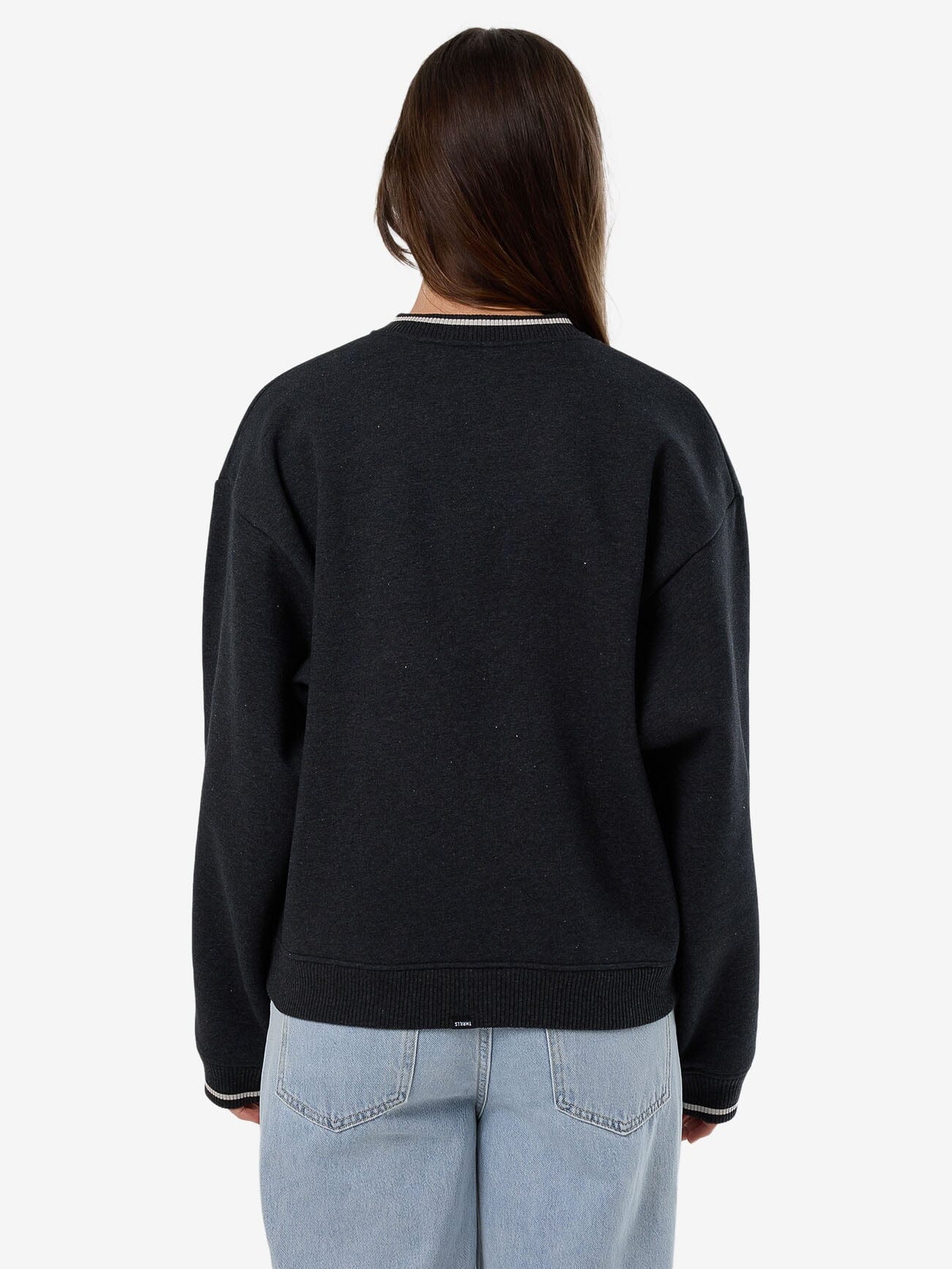 Legacy V Neck Fleece - Black Marle - Image 5