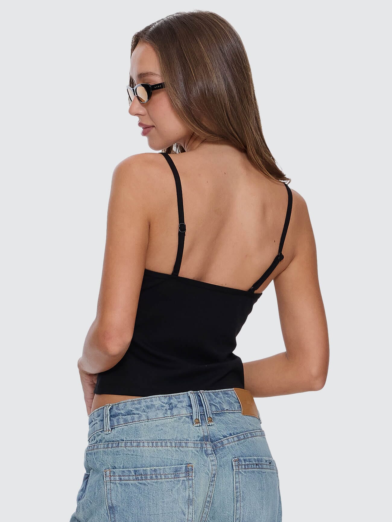 Lela Cut Out Tank - Black - Image 5