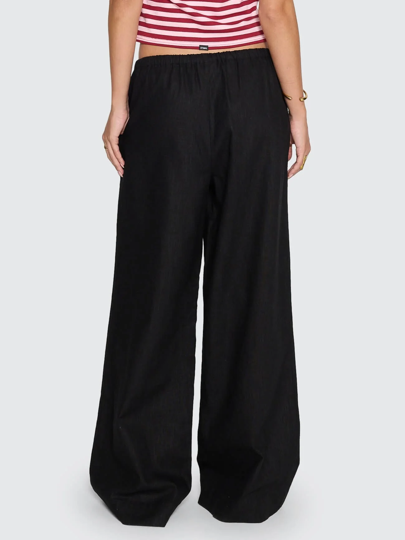 Lettie Elastic Pant - Black - Image 4