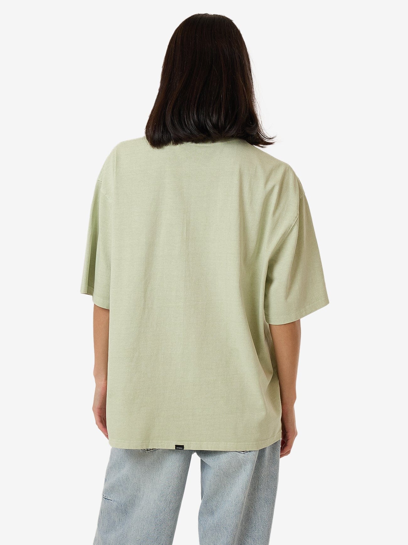 Line Up Oversized Tee - Mist Green - Image 3