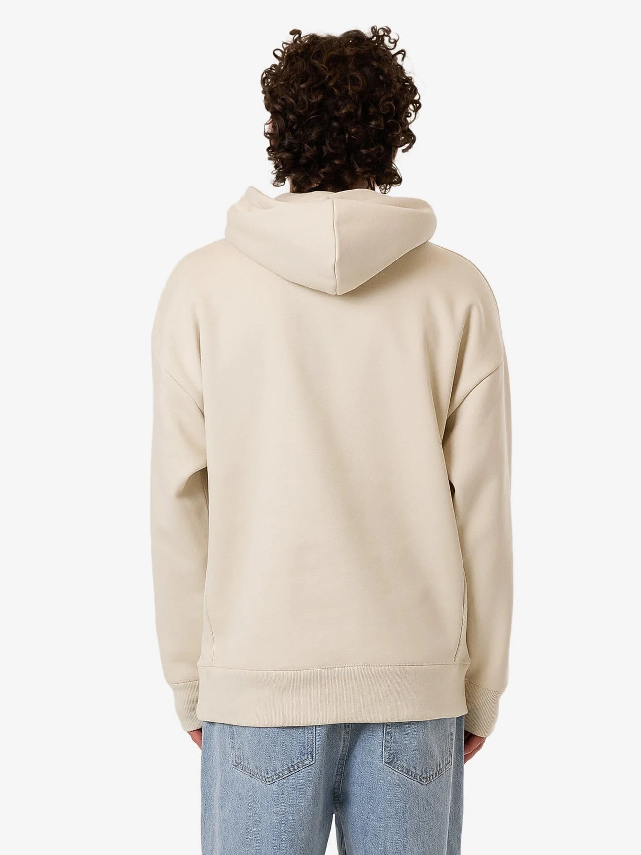 Locked In Slouch Pull On Hood - Heritage White - Image 2