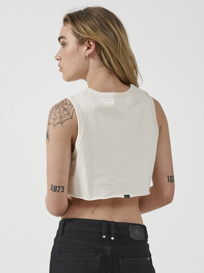 Luxury Super Crop Tank - Unbleached - Image 2