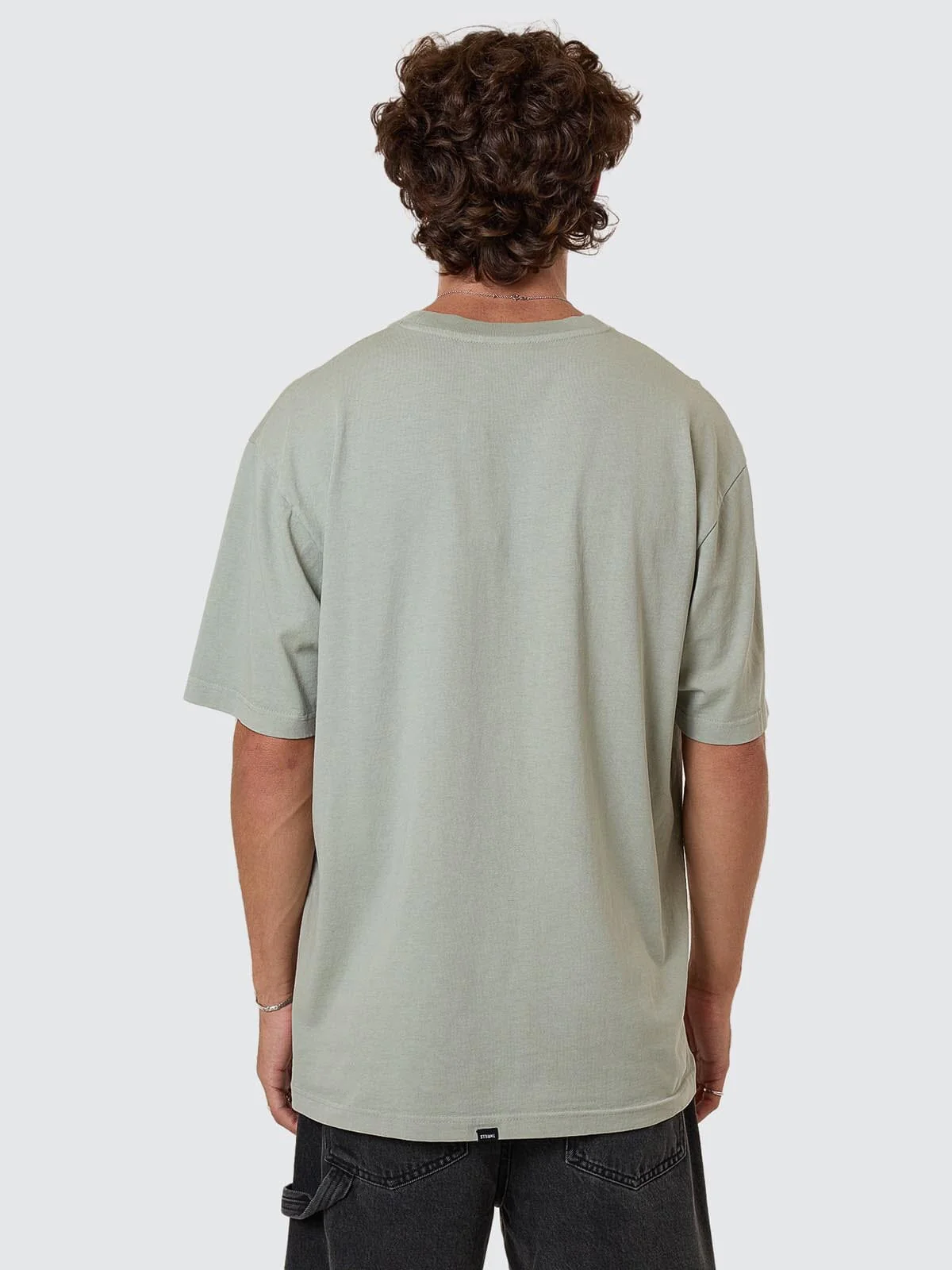 Make A Wish Oversize Fit Tee - Dirty Sage - Image 6