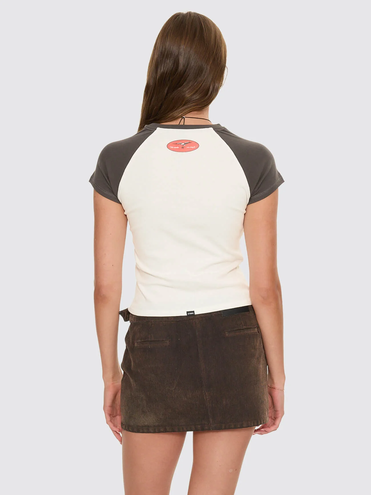 Make Em Tough Raglan Club Tee - Dirty White - Image 7