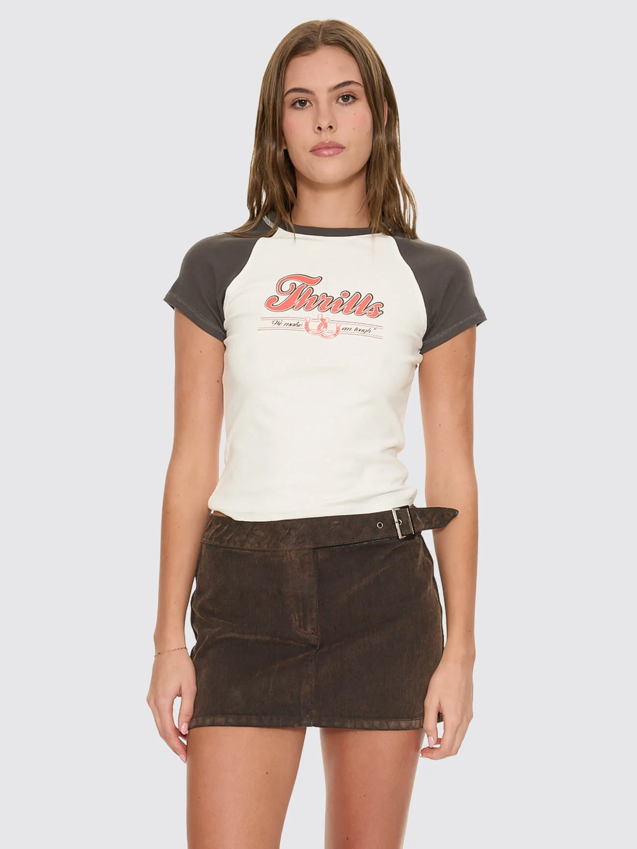 Make Em Tough Raglan Club Tee - Dirty White - Image 8