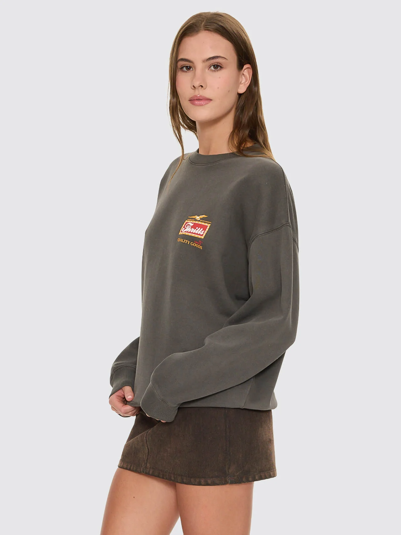Make Em Tough Slouch Crew - Merch Black - Image 3