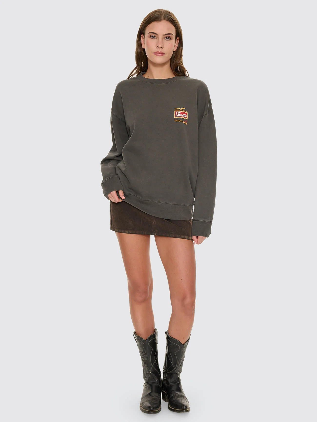 Make Em Tough Slouch Crew - Merch Black - Image 6