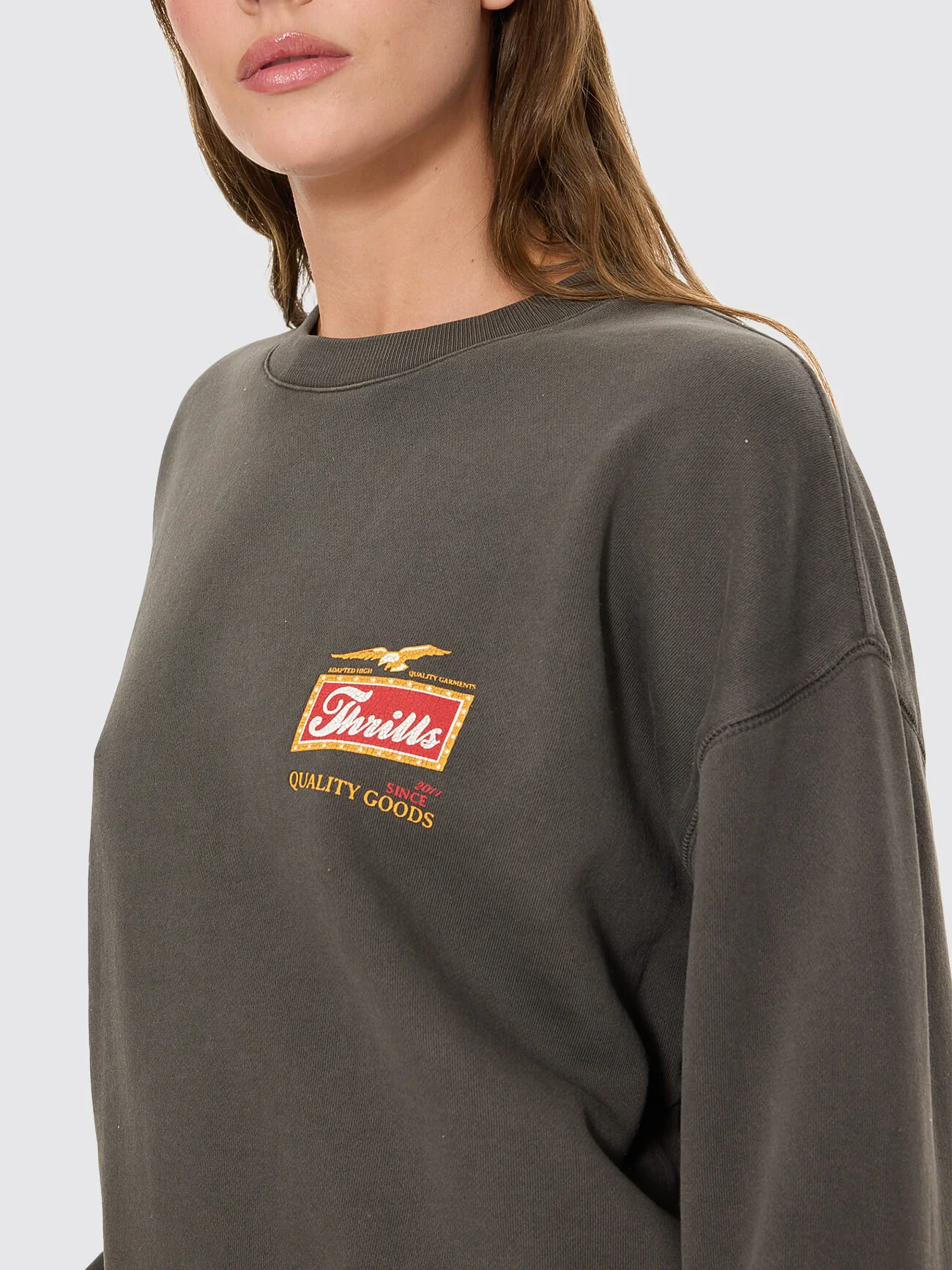 Make Em Tough Slouch Crew - Merch Black - Image 8