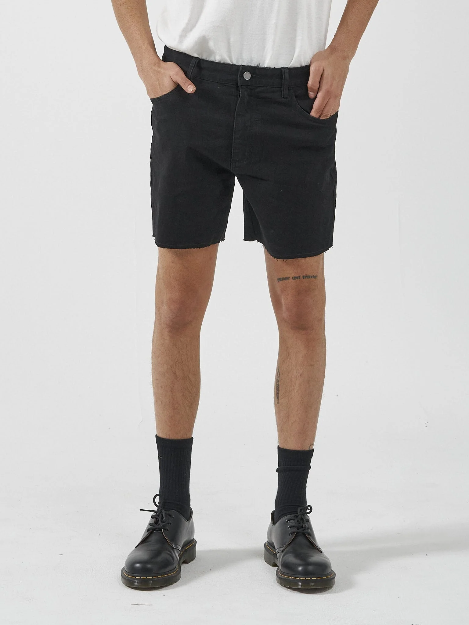 Mandude Denim Short - Black Rinse